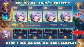 TOP GLOBAL LING STRATEGY - MAGIC CHESS BEST SYNERGY - Mobile Legends Bang Bang