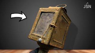 Restoration of a Very Rusty Antique Carriage Lantern - 4K ASMR