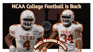 New Campus Legends - Texas vs LSU Gameplay | Madden 22 | Mike's Madden School