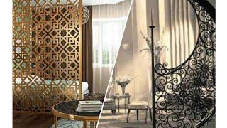 Iron Partition or Room Divider Designs|Living Room Divider Designs