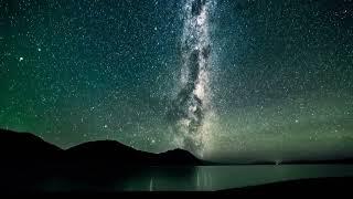 4 HOURS RELAXING ZEN MUSIC to DARK MOUNTAINS UNDER STARS TO HELP SLEEP, MEDITATE & REDUCE STRESS