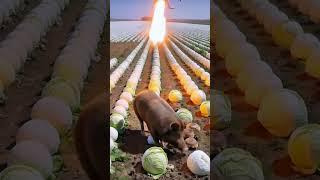poor little pig#farm #farming  #satisfying #farmer #nature