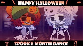 ![️]Плюштрап и К. Баллун бой[] танцуют Spooky month meme! || Хэллоуином вас, ребята ||