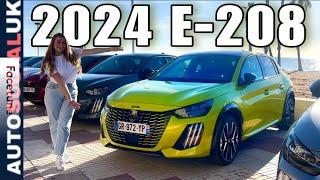 2024 NEW Peugeot E-208 - What's changed? 4K