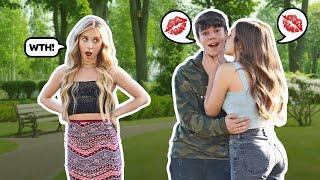 KISSING My BEST FRIEND To See How My CRUSH Reacts**CAUGHT KISSING PRANK**|Jentzen Ramirez