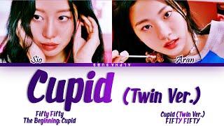 FIFTY FIFTY (피프티피프티) - CUPID (TWIN ENGLISH VERSION) (큐피드) Lyrics/가사 [Han|Rom|Eng]