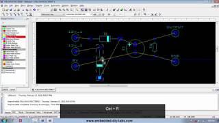 Multisim 12.0 - FULL WAVE RECTIFIER SIMULATION & PCB LAYOUT DESIGN