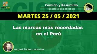  Las marcas más recordadas en el Perú (martes 25 de mayo de 2021)