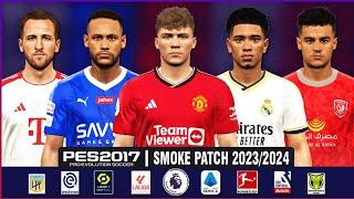 PES 2017 | Smoke Patch Update Season 2023 - 2024 (Transfer, Face, Kits, etc.)