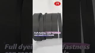 High-end functional pure black nylon fine pit webbing #webbing #nylon #military #black