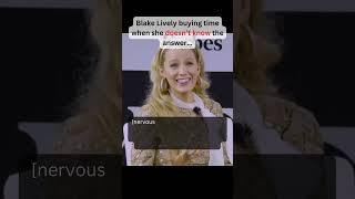 #BlakeLively Malfunctioning During Interviews #Hollywood #GossipGirl #ItEndswithUs #JustinBaldoni