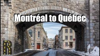 Montreal to Quebec, Canada - Dash Cam Timelapse
