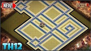 NEW TOWN HALL 12 WAR BASE LINK 2024 | BEST TH12 WAR BASE Anti 3 Star | CLASH OF CLANS (COC)