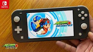 Mega Man Battle Network Legacy Collection Vol. 2 Nintendo Switch Lite Gameplay