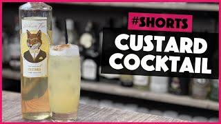 CUSTARD Cocktail | Easy Cocktails to make at Home Bar | Steve the Barman #Shorts