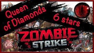 Zombie Strike: Бубновая Дама 6* звезд. Каньон. Queen of Diamonds.