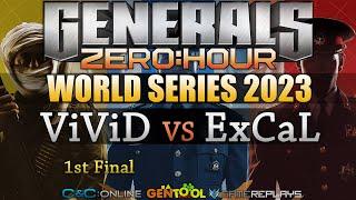 [REPLAY] ViViD VS ExCaL - Generals Zero Hour World Series 2023 - 1st Final