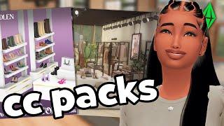 CHECK OUT THESE NEW CC PACKS FOR THE SIMS 4!