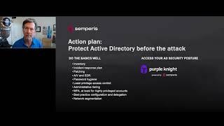 Protect Active Directory before the Attack