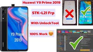 STK-L21 Huawei Y9 Prime 2019 Frp Bypass With UnlockTool Work 100%