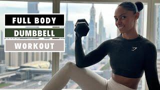 12 min dumbbell hiit workout for full body 