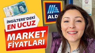 BU FİYATLARA ŞOK OLACAKSINIZ  (Aldi'den Çok Ucuza Haftalık Market Alışverişim ve Fiyatları)