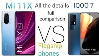 MI 11X vs IQOO 7 full detailed comparison processor camera price range which is best falgship??