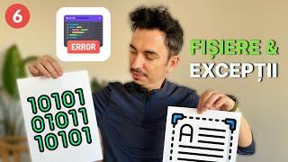 Lucrul cu fișiere și tratarea excepțiilor | Curs de Programare Java #6 ‍‍