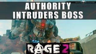 Rage 2 kill the Authority intruders Ground Control Cyber Crusher boss - Part 11