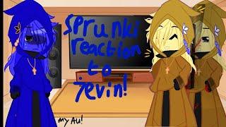 sprunki reaction to jevin! put 2× or 1.75! [my au!. +parents of sky and jevin. cringe?. ships]