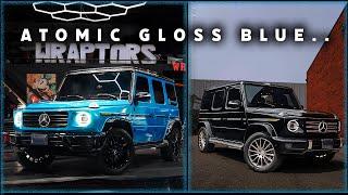 Mercedes G550 Wrapped In Atomic Gloss Blue | Wraptors I 4K