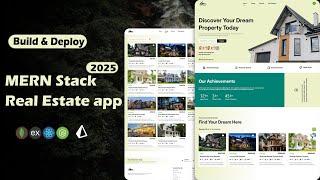 MERN Stack Real Estate Website React Mongodb Express Node Prisma - Build and Deploy Real Estate App