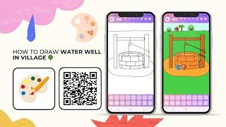How to draw a Village Well | Paint | Technify Soft
