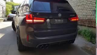 Спортивный звук выхлоп и карбоновые насадки на BMW X5 M F85 от FiliTek