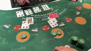 $1000 Live Blackjack Session | Double or Dust