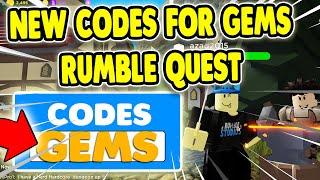 *NEW DUNGEON UPDATE* NEW RUMBLE QUEST CODE*SECRET* ROBLOX