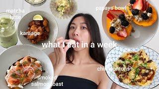 what i eat in a week *asian food + realistic + easy recipes*