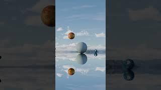 planet bouncing | Solar System Planet Size Comparison 3D #animation #3danimation #solarsystem