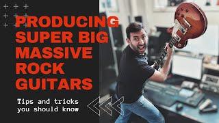 PRODUCING SUPER MASSIVE ROCK GUITARS in-the-box with Amplitube 4 / Tips and Tricks you should know