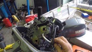 Unseizing a seized outboard motor