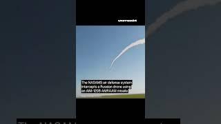 NASAMS Air Defense System Intercepts Russian Drone #warinukraine