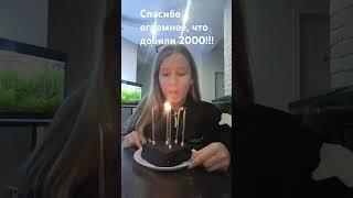 Обещанный торт, спасибо за 2000