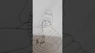 #Hanuman drawing#Abhishek Tyagi#YouTube short video please like and subscribe my channel