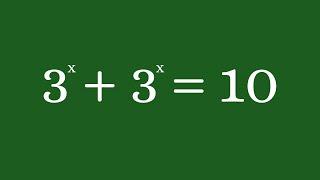 Only Geniuses Can Solve This | A Challenging Exponential Equation