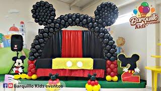 DECORACIÓN DE MICKEY- ARTE EN GLOBOS