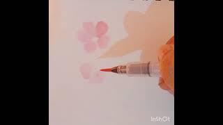 Easy watercolour drawing| Unique Shiro 