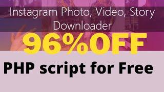 instagram photo and video downloader script for free