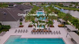 $8.2M Gated Contemporary Home in Boca Raton, Florida | Luxury Property #luxury #americanhomes