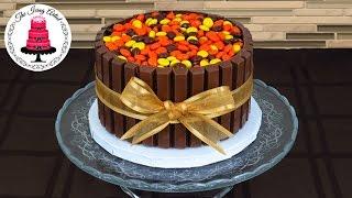 Kit Kat Cake with Reese's Pieces - How To With The Icing Artist