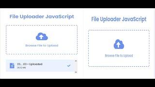 File Upload with Progress Bar in HTML CSS & JavaScript